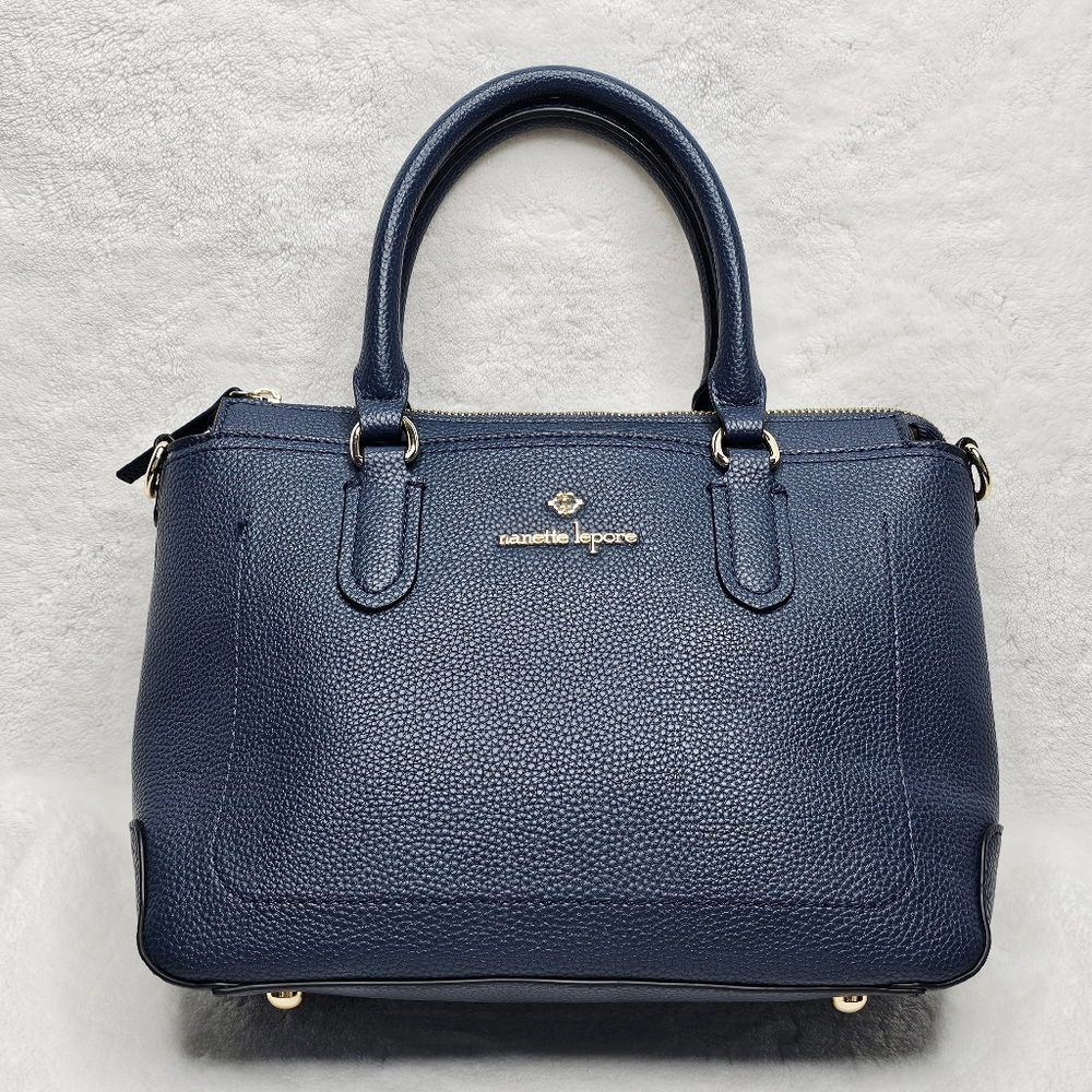 Nanette Lepore Dark Blue Satchel Bag